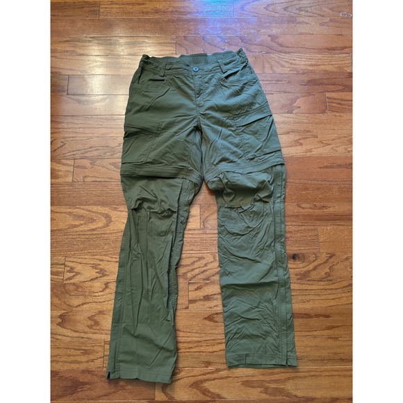 REI Pants - REI Forest Green Convertible Hiking Pants Size 8